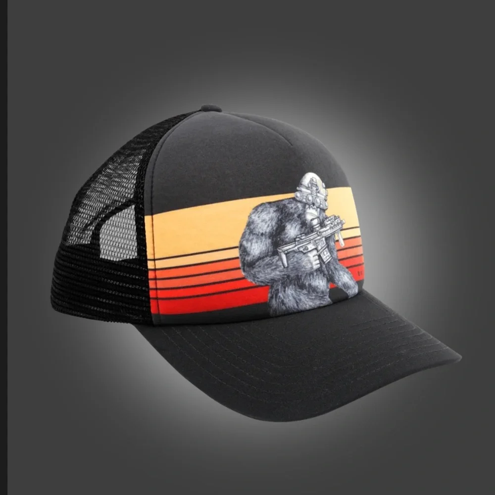 Black Rifle Coffee Trucker Hat - Picture 1 of 10